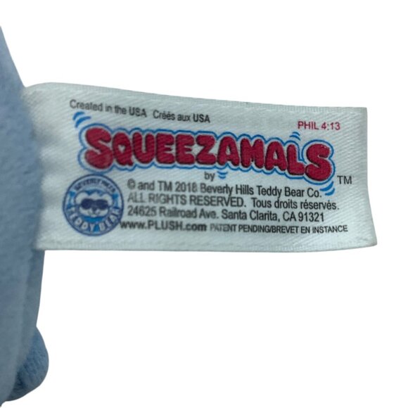 Squeezamals Beatrice Rainbow Unicorn Plush Toy Soft Cuddly Stuffed Animal 4" - Picture 5 of 6